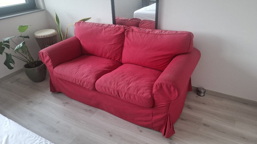 Ektorp tweezit zetel te koop rookvrije woning, geen huisdier, Ophalen, 150 tot 200 cm, 75 tot 100 cm, Stof