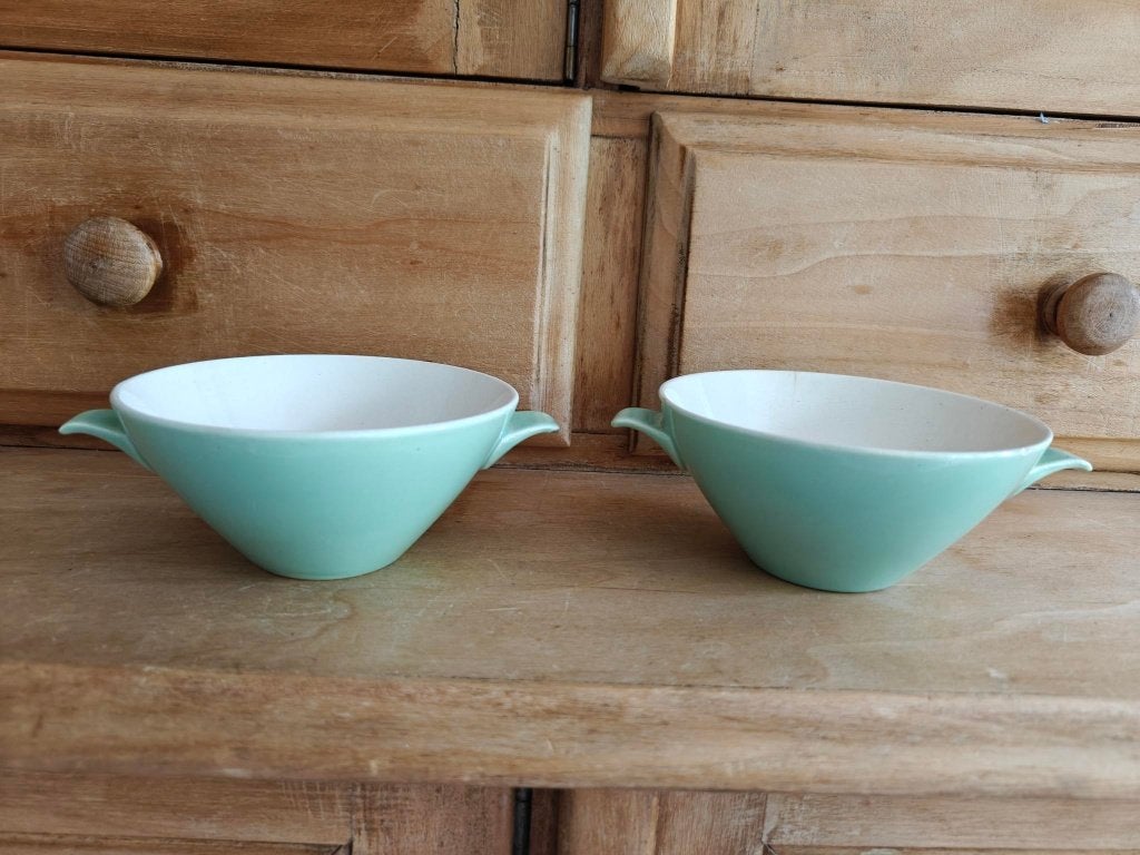 2 kommen Villeroy & Boch met krullend oor, Ophalen of Verzenden