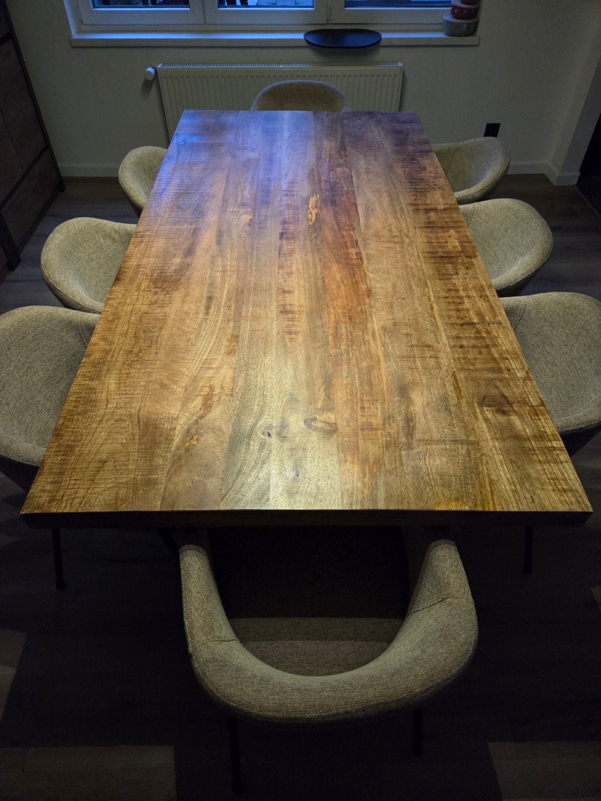 Eettafel Tropische wood, Huis en Inrichting, Ophalen