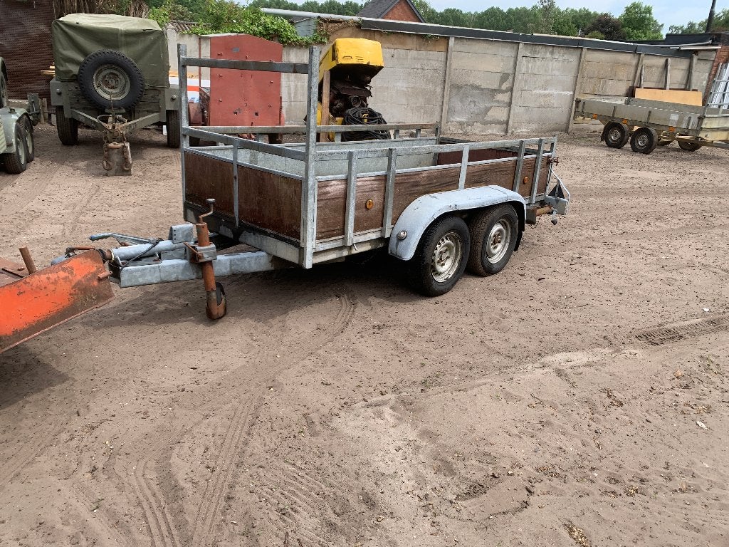 zeer robuuste aanhanger voor kleine graafmachine of ...., Zakelijke goederen, Machines en Bouw | Kranen en Graafmachines, Ophalen