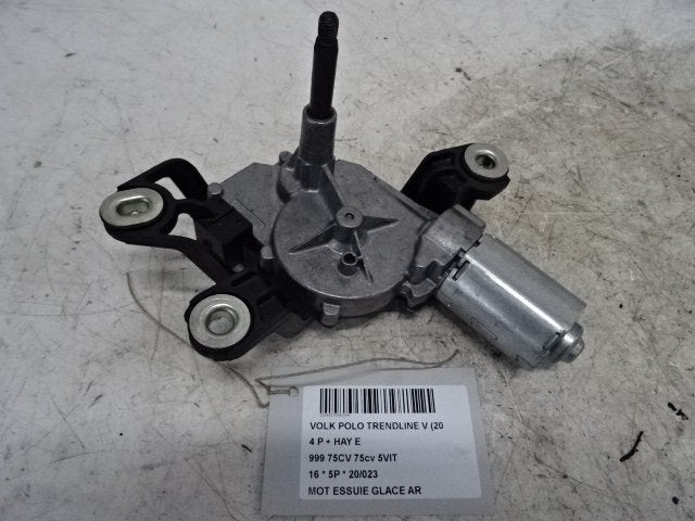 RUITENWISSERMOTOR ACHTER Polo V (6R) (5K6955711B), Gebruikt, Volkswagen