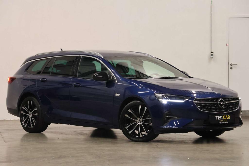 Opel Insignia Sports Tourer 1.5D Ultimate FULL OPTION, Auto's, Gebruikt, Blauw, Leder, Bedrijf