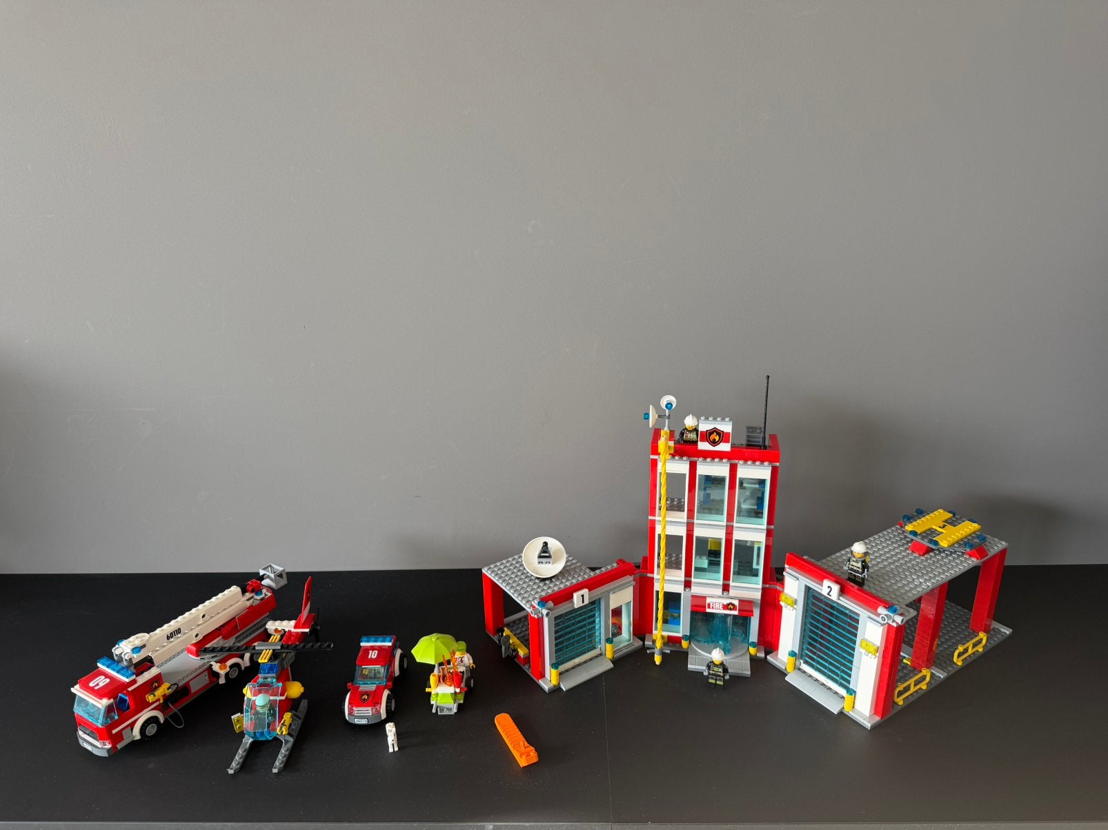 Brandweer Lego met exclusieve opbergbox, Ophalen, Zo goed als nieuw, Lego