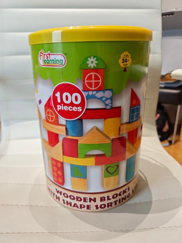 Houten speelblokken 100 stuks, Enlèvement