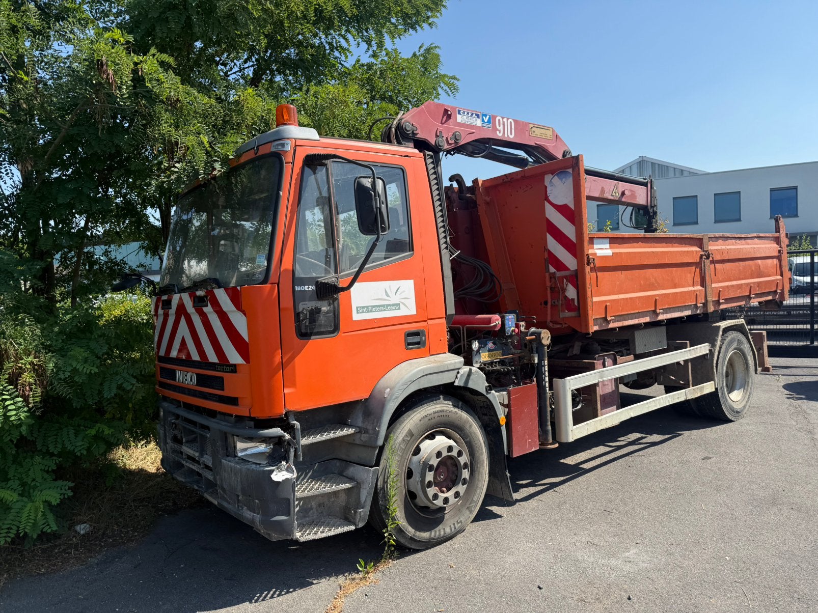 Iveco 180E24 Containersysteem Met Kraan , 2002, Overige kleuren, Iveco, Bedrijf, Te koop