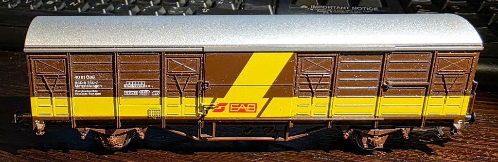 3499. Wagon couvert long des ÖBB H0 Marklin., Hobby & Loisirs créatifs, Enlèvement ou Envoi, Utilisé, Wagon