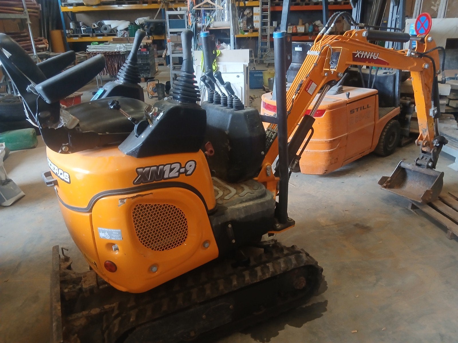 Minigraver Kubota1.2T 75draaiuur. Verstelbare rupsen, Ophalen of Verzenden