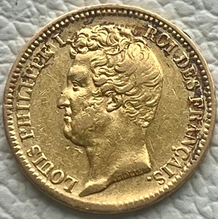 Pièce 20 Francs Or Louis-Philippe Ier 1831, Ophalen of Verzenden, Frankrijk, Goud