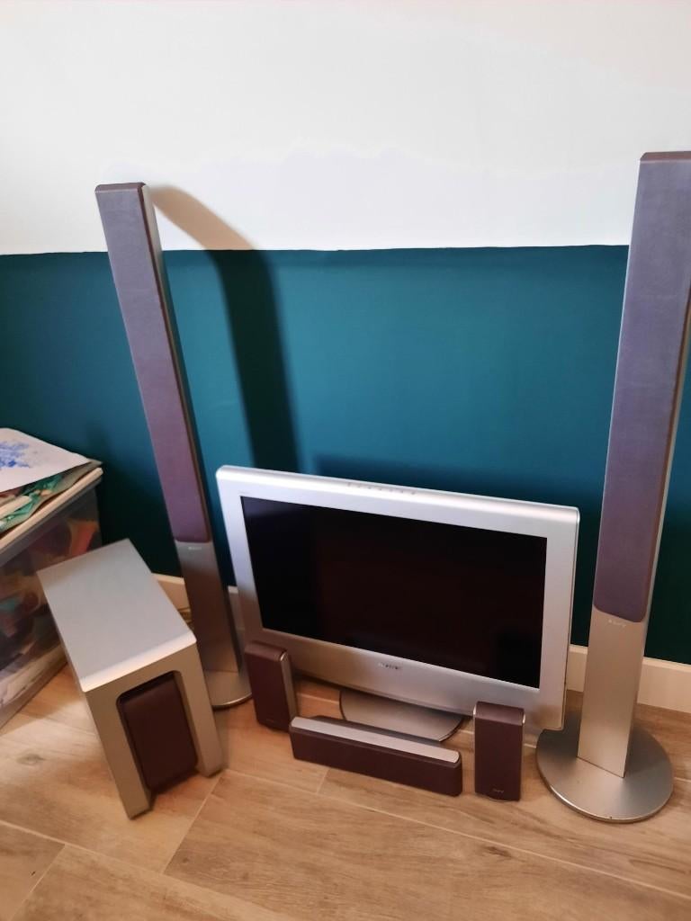 Sony TV + dolby surround, TV, Hi-fi & Vidéo, Ensembles home-cinéma, Enlèvement ou Envoi, Autres lecteurs, Utilisé, Sony