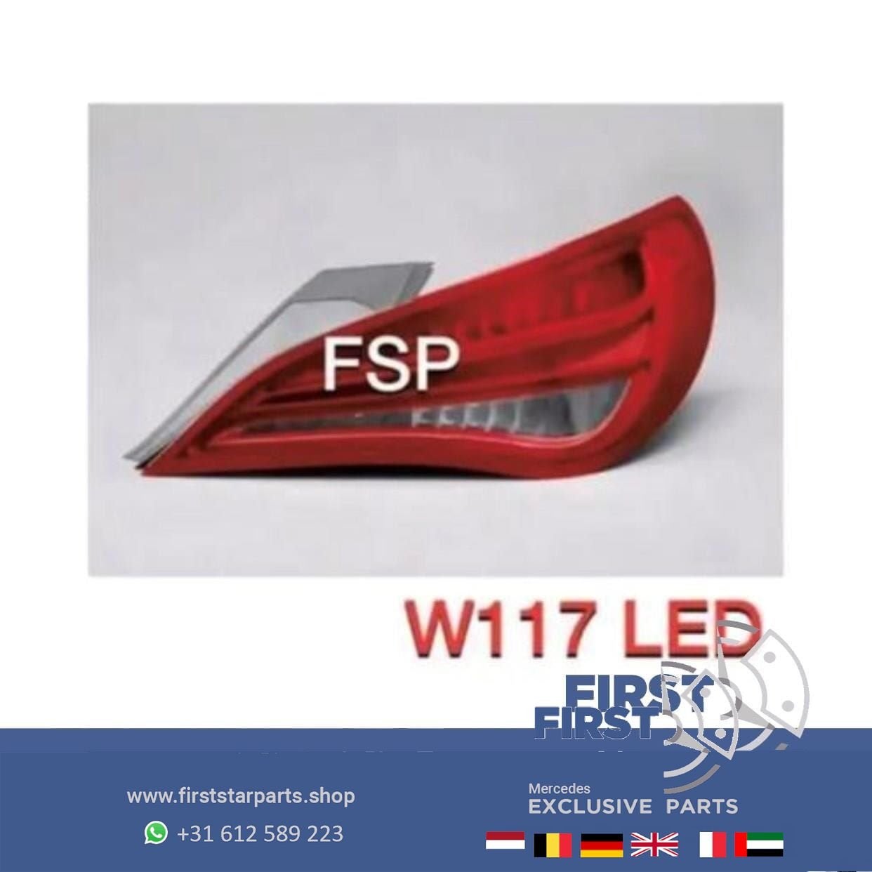 W117 C117 X117 CLA LED ACHTERLICHT PRE-FACELIFT RECHTS origi