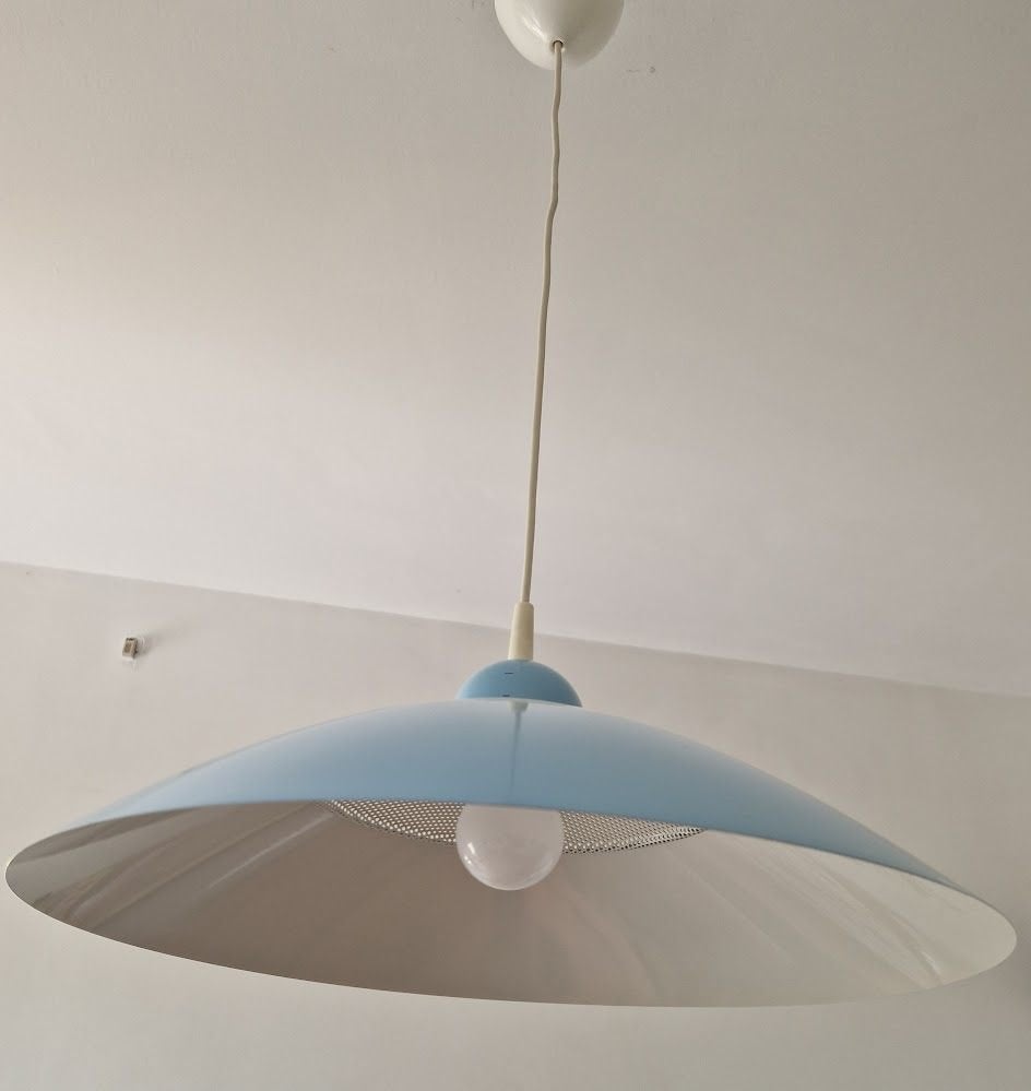 Hanglamp kinderkamer babyblauw, Huis en Inrichting, Ophalen, Gebruikt, Metaal, Rustiek