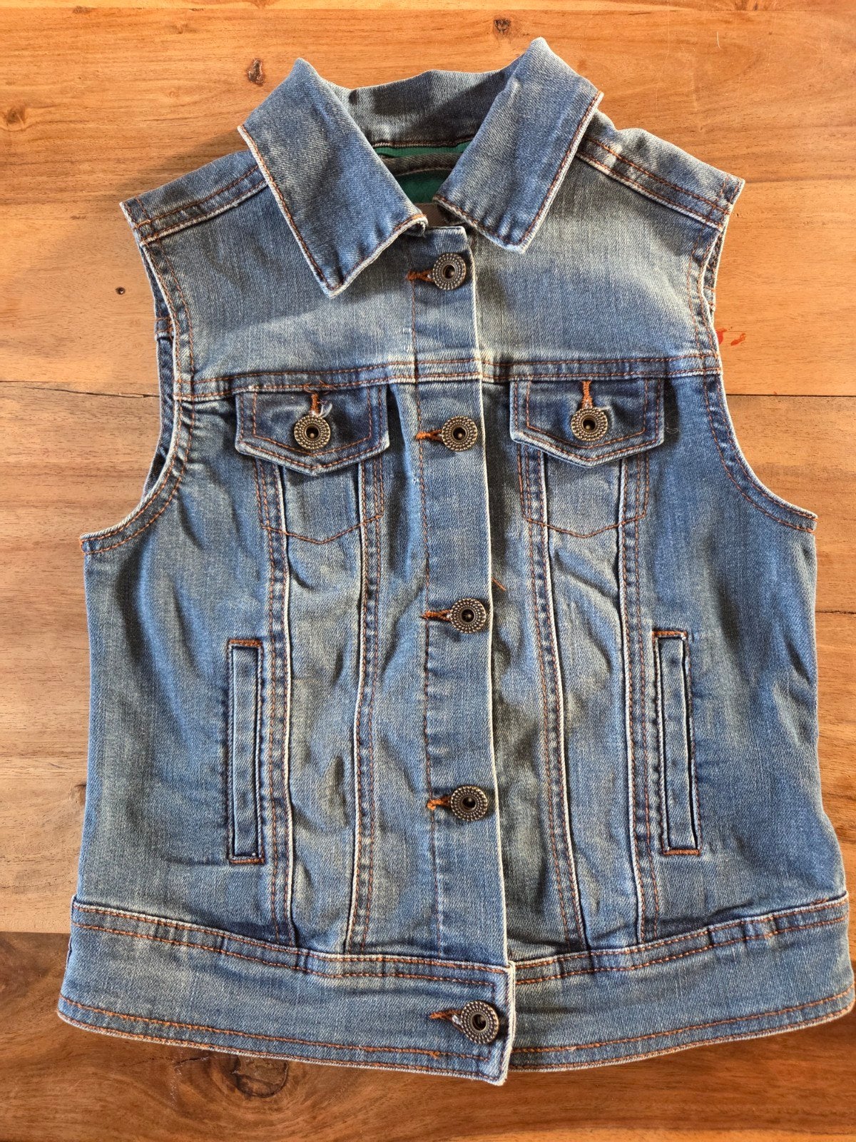 Jeansjasje Maat 134/140, Kinderen en Baby's, Kinderkleding | Maat 134, Ophalen