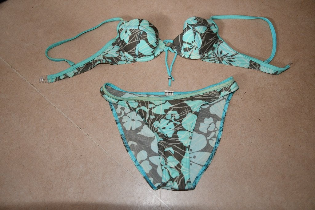 Groen-bruine bikini - Banana moon - maat 38, Kleding | Dames, Badmode en Zwemkleding, Banana Moon, Ophalen of Verzenden, Bikini