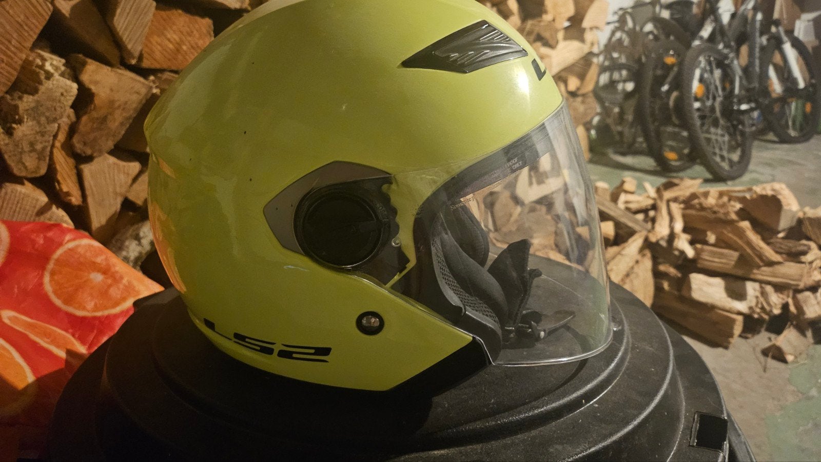Casque scooter comme neuf, Motos, Enlèvement