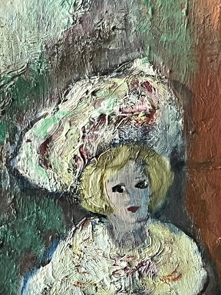 Marguerite AERS - La folle nuit des catherinettes, Œuvre originale, Portrait ou Personnes, Enlèvement ou Envoi, Peinture à l'huile