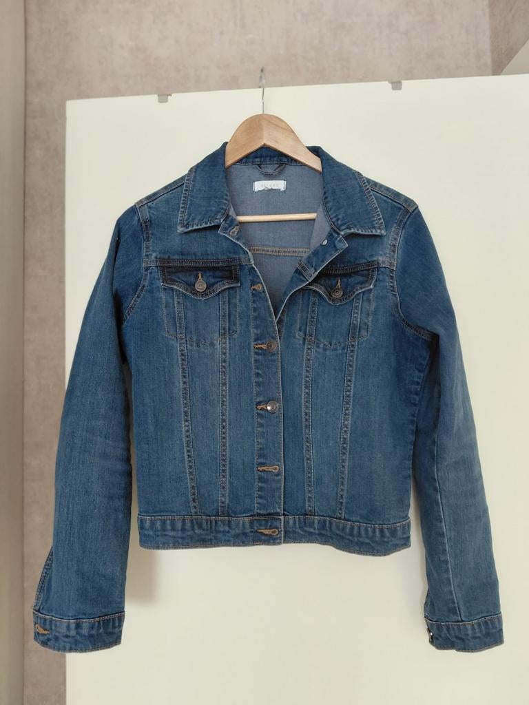 Jeans jasje maat 42, Ophalen, Maat 42/44 (L)