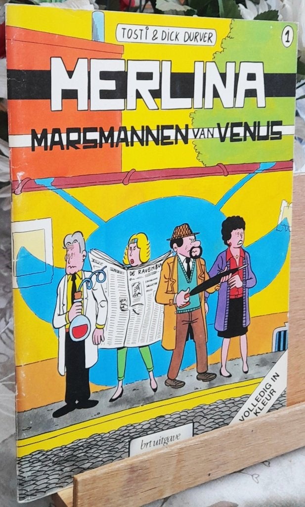 Merlina nr 1 Marsmannen van venus, Boeken, Gelezen, Eén stripboek, Tosti Pom, Ophalen of Verzenden