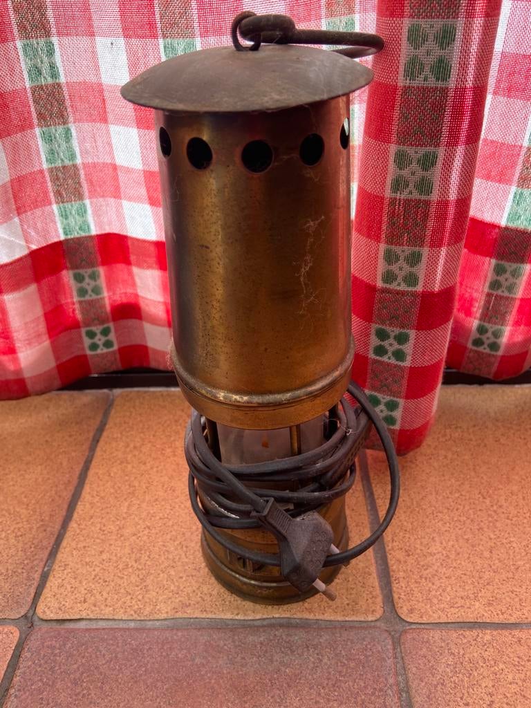 Mijnwerkers lamp, Antiek en Kunst, Antiek | Brons en Koper, Ophalen
