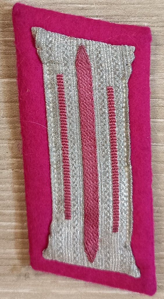Rare patte de col originale de la Feuerschutzpolizei ww2, Envoi, Armée de terre, Autres types