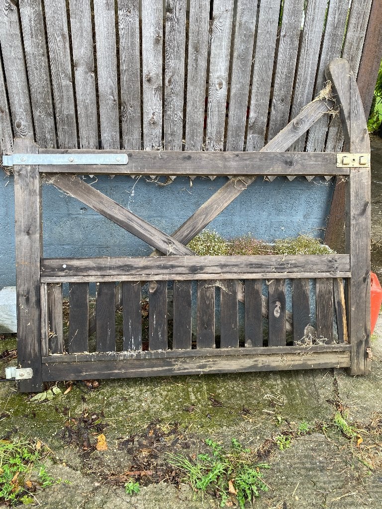 Houten Poort, Enlèvement, Utilisé, Bois, Portail battant