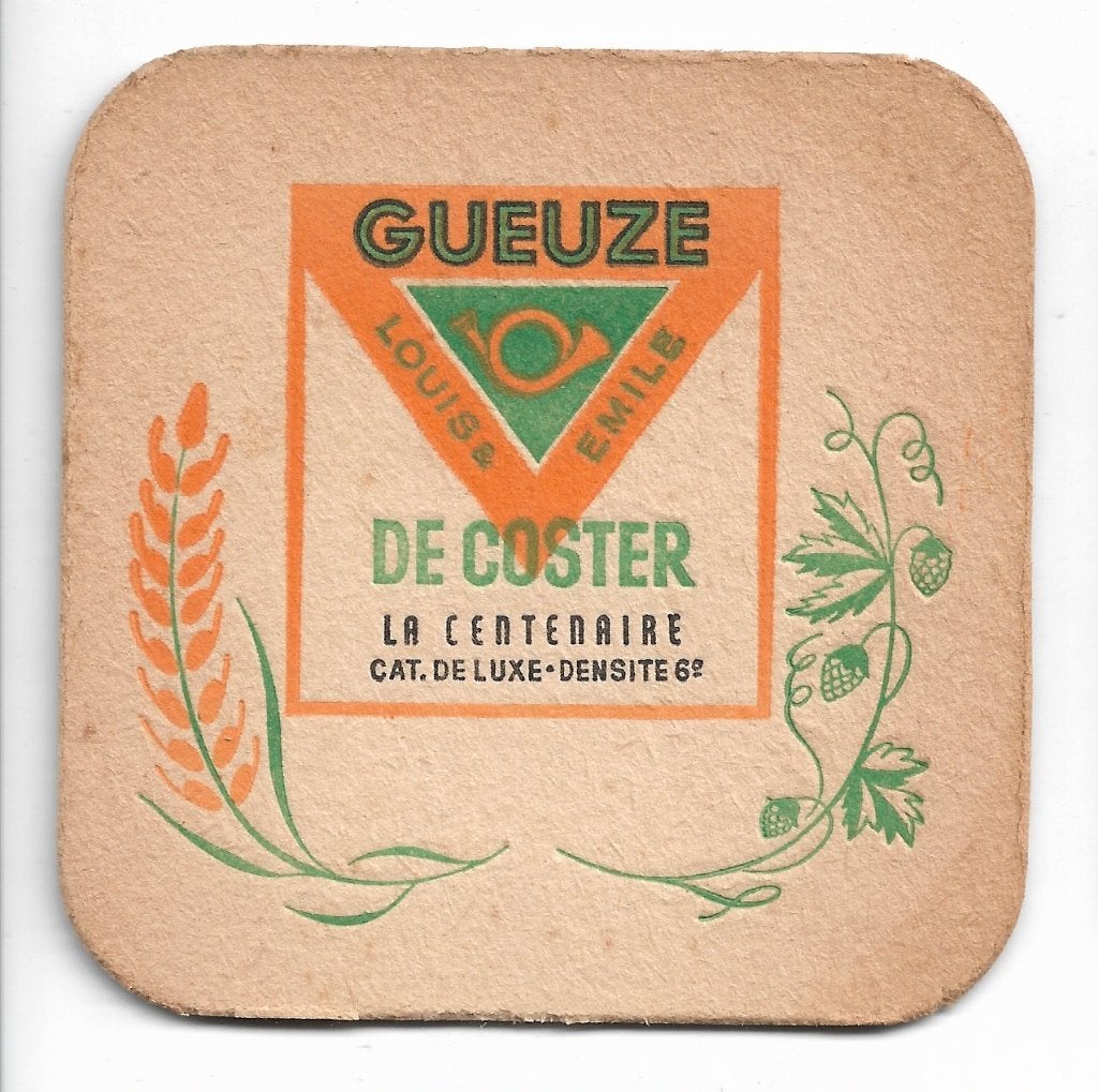 sous-bock Gueuze De Coster, Enlèvement ou Envoi, Comme neuf, Sous-bock