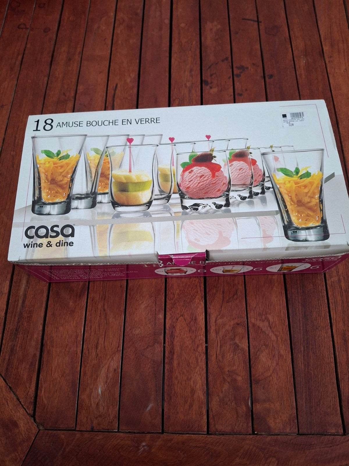 CASA 18x amuse-bouche glaasjes-nieuw, Ophalen, Glas of Glazen, Overige merken, Klassiek