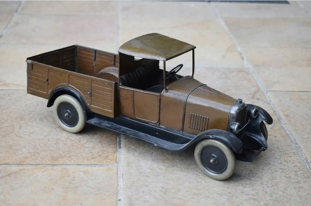 zeldzame antiek speelgoed CIJ Citroen B14 vrachtwagen 1928, Ophalen of Verzenden
