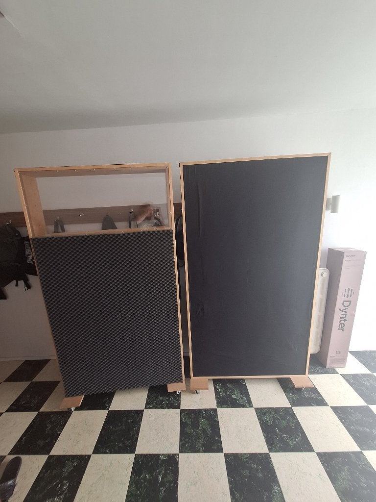 Grote akoestische panelen op wielen, Muziek en Instrumenten, Overige Muziek en Instrumenten, Gebruikt, Ophalen