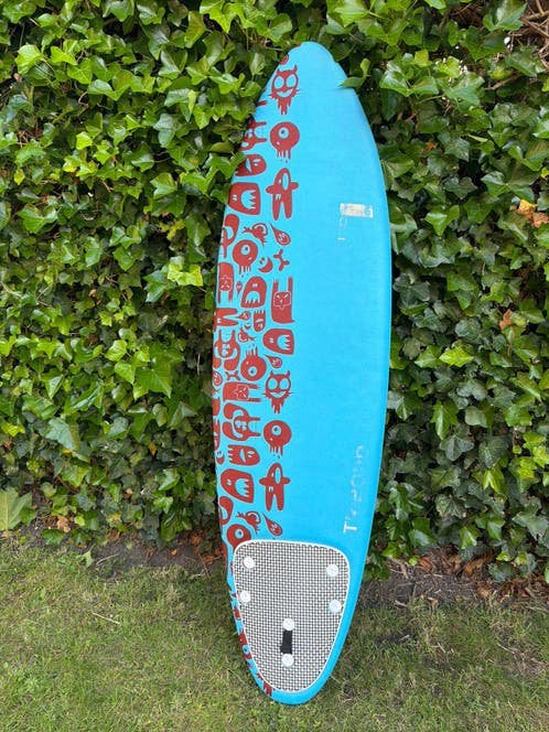 Softtop surfplank Golfsurfen 6’0, Watersport en Boten, Golfsurfen, Ophalen, Gebruikt