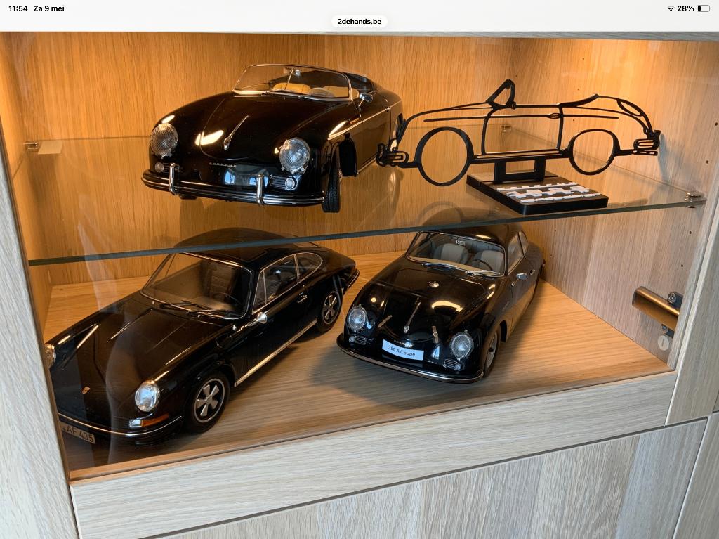 Prachtige collectie luchtgekoelde Porsche’s op 1:12, Ophalen of Verzenden, Nieuw, 1:9 t/m 1:12, Auto