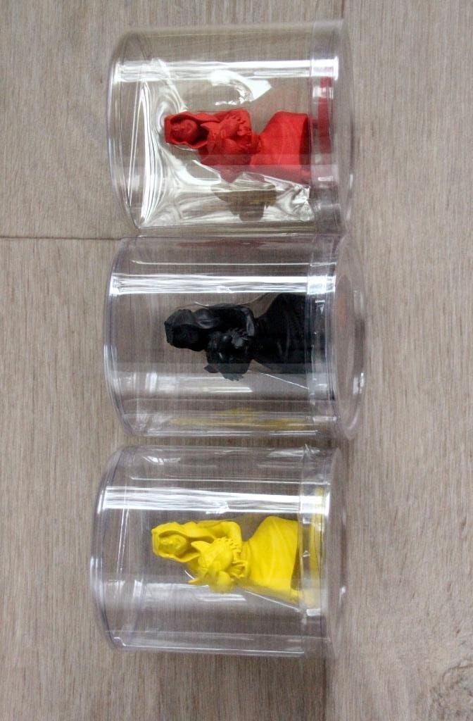 3x Figuur in hars resine Abdellah Kuifje Hergé Tintin, Collections, Personnages de BD, Envoi, Tintin, Neuf