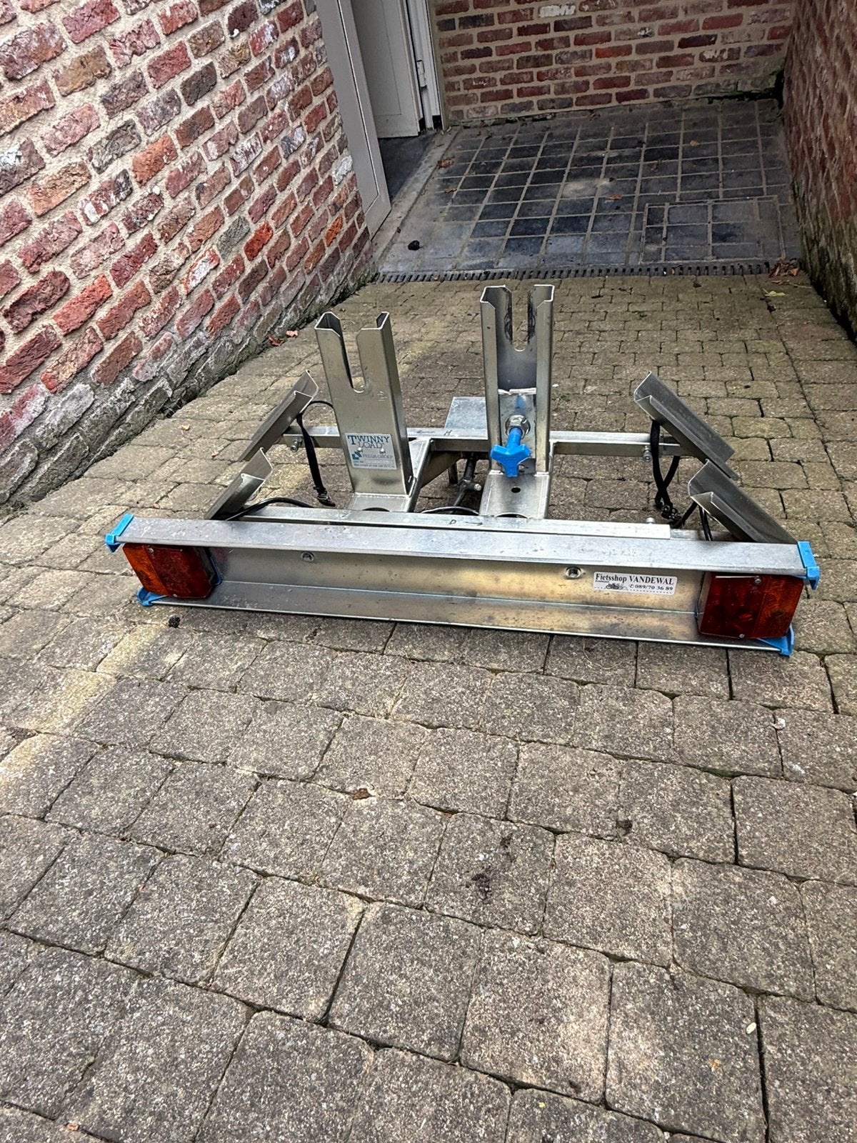 Fietsen drager voor 2 fietsen., Ophalen, 2 fietsen, Gebruikt, Trekhaakdrager