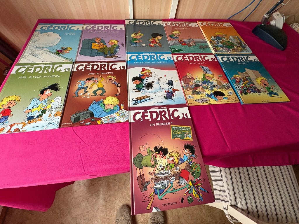 BD Cedric (12) neuves, Livres, Plusieurs BD, Enlèvement, Comme neuf, Laudec & Cauvin