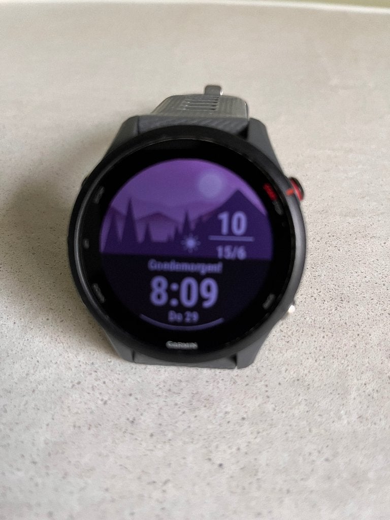 Garmin Forerunner 255, Handtassen en Accessoires, Zwart, Garmin, Ophalen of Verzenden, Zo goed als nieuw