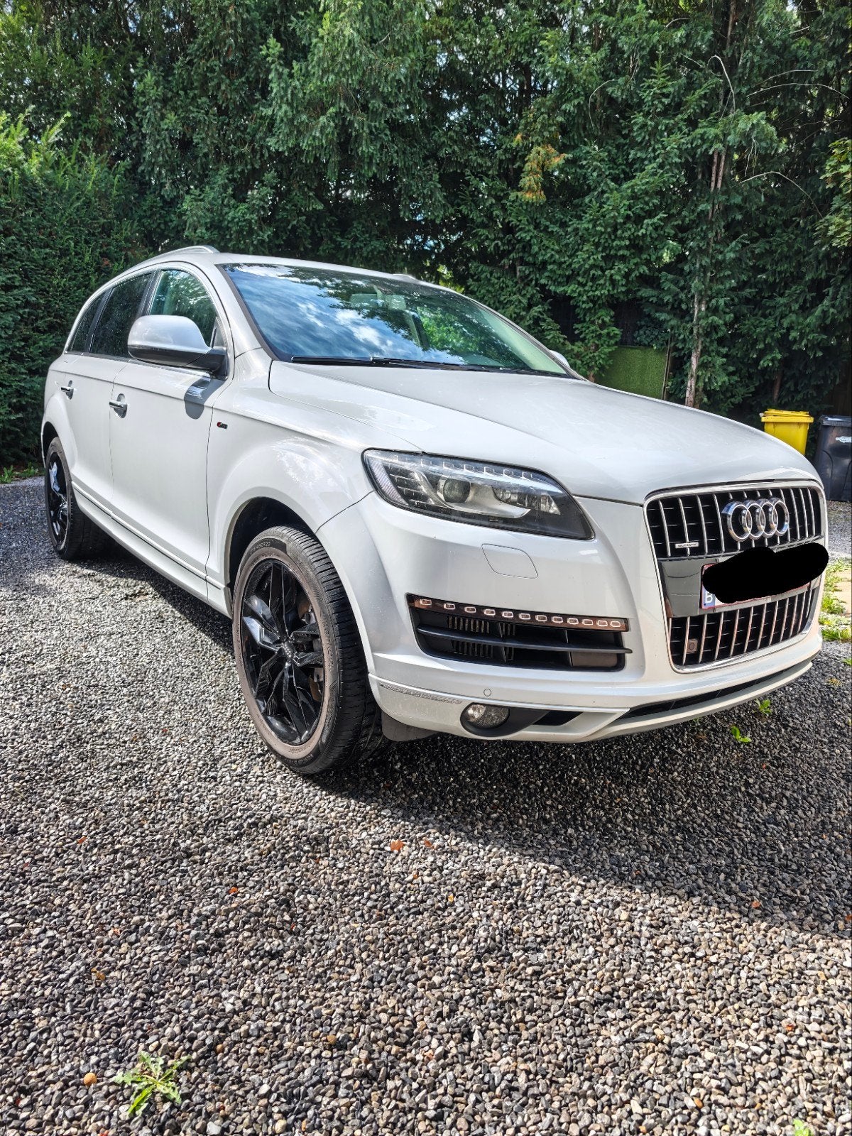 Audi Q7 3.0 TDI 245CV. S-lijn., Automaat, Zwart, Leder, Diesel