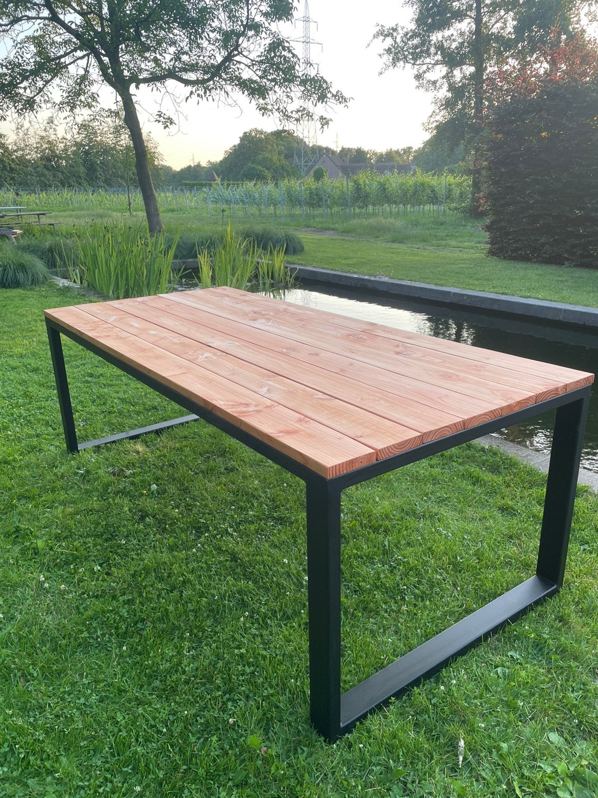 Tuintafel douglas, Jardin & Terrasse, Tables de jardin, Neuf, Rectangulaire, Bois, Enlèvement ou Envoi