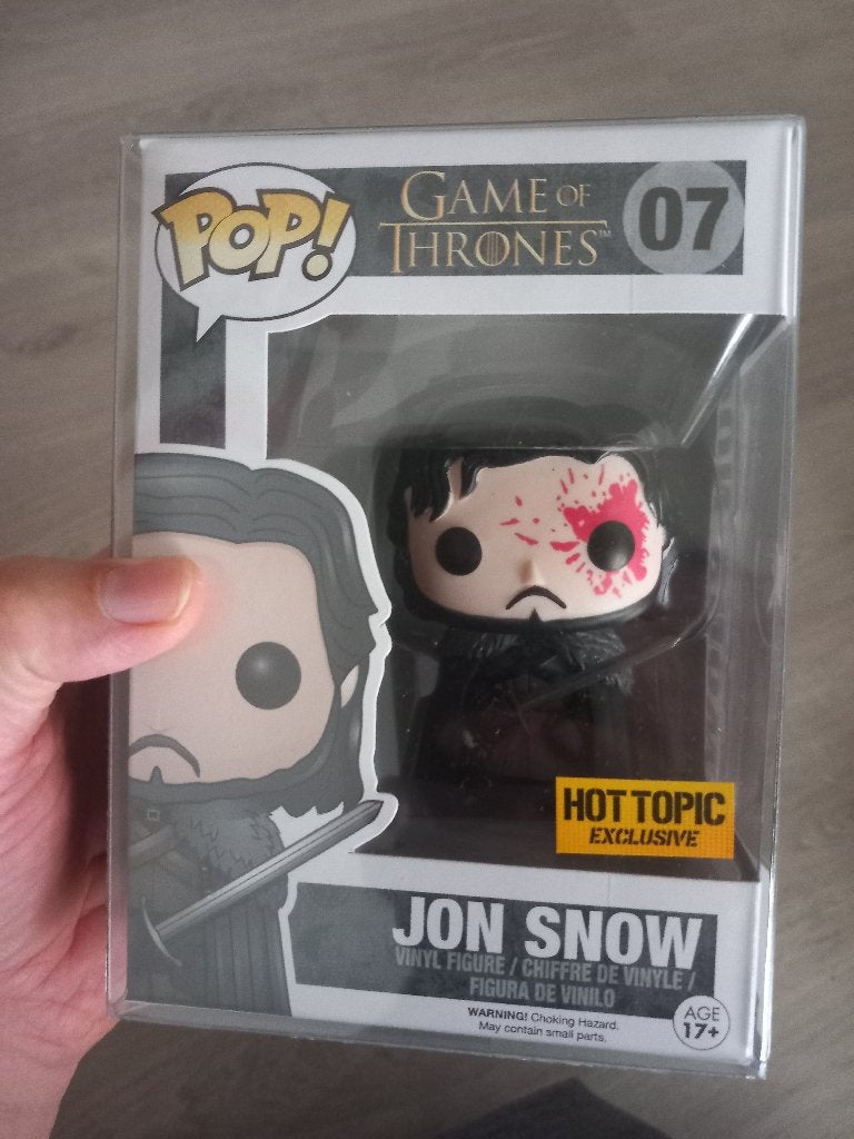 Jon snow - funko - hot topic, Ophalen of Verzenden, Zo goed als nieuw