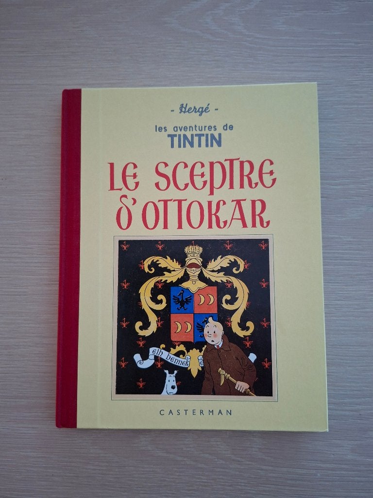 Tintin  Sceptre d'Ottokar Fac-similé 1988 Noir & Blanc NEUF, Livres, Enlèvement ou Envoi, Neuf, Herge