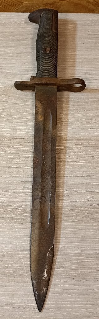 Baïonnette US M1 Fabricant AFH (1943) Fusil M1 Garand ww2, Collections, Envoi, Armée de terre, Couteau ou Poignard