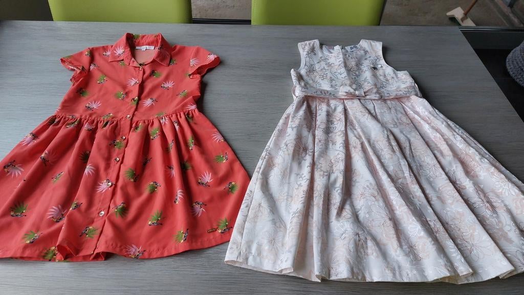 Kleedje meisje zomer maat 140 blue bay le chic, Meisje, Ophalen of Verzenden, Zo goed als nieuw, Jurk of Rok