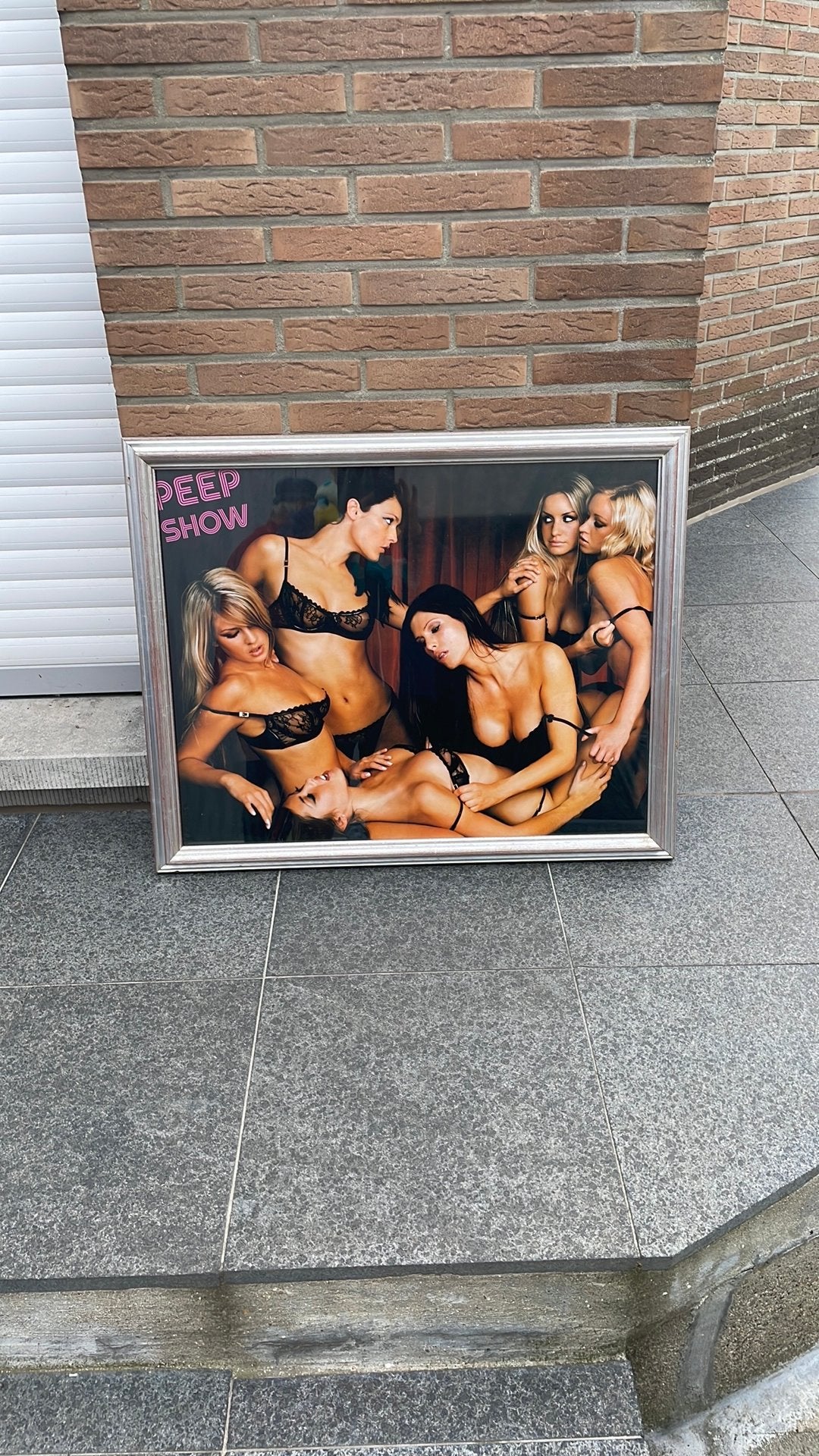 Fotokader PEEP SHOW, Audio, Tv en Foto, Foto | Digitale fotokaders, Ophalen, Zo goed als nieuw