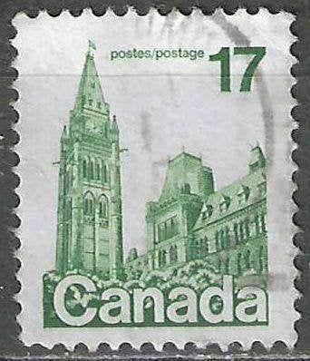 Canada 1979 - Yvert 694 - Courante reeks Parlement (ST), Verzenden, Gestempeld