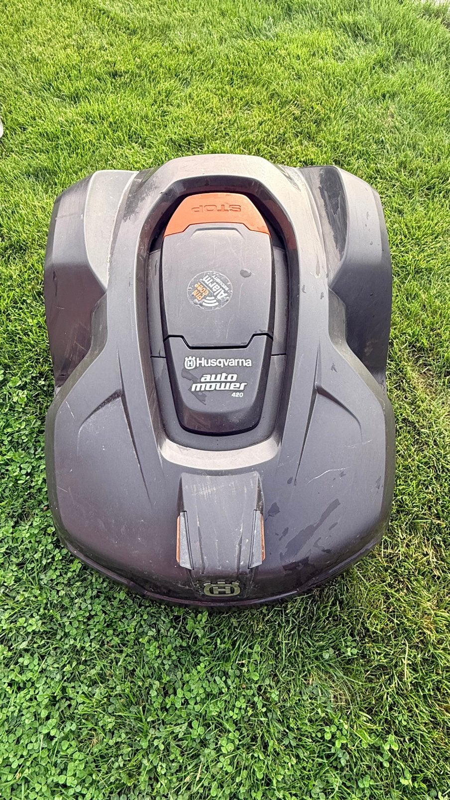 Husqvarna automower 420, Enlèvement