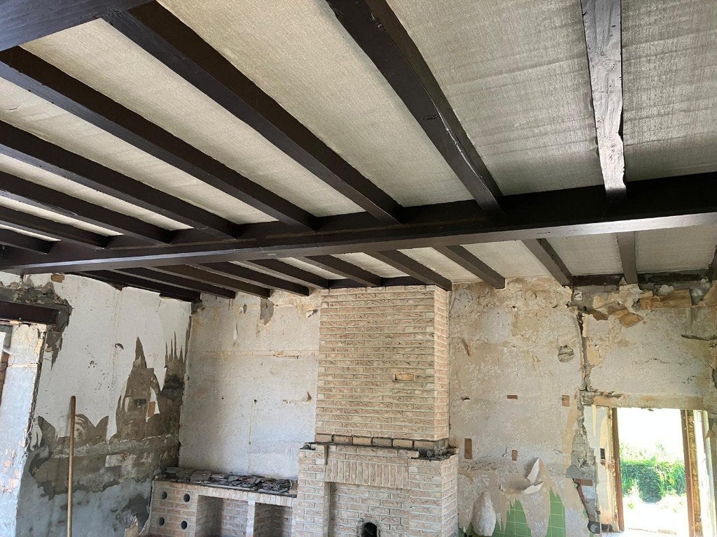 Houten balken, Doe-het-zelf en Bouw, Hout en Planken, Ophalen, Zo goed als nieuw, Balk, Overige houtsoorten