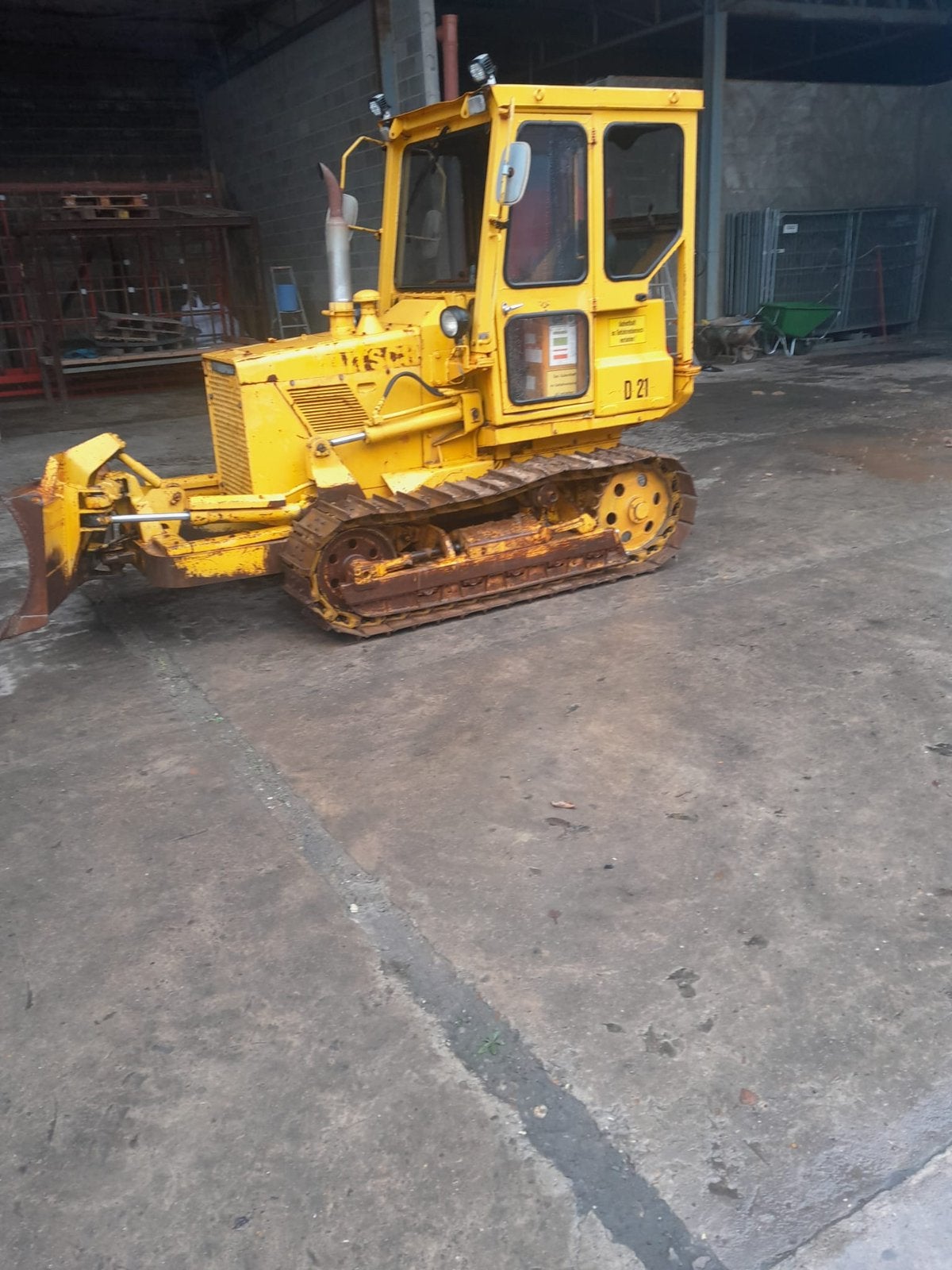 Komatsu D21 Rupsbulldozer, Zakelijke goederen, Ophalen