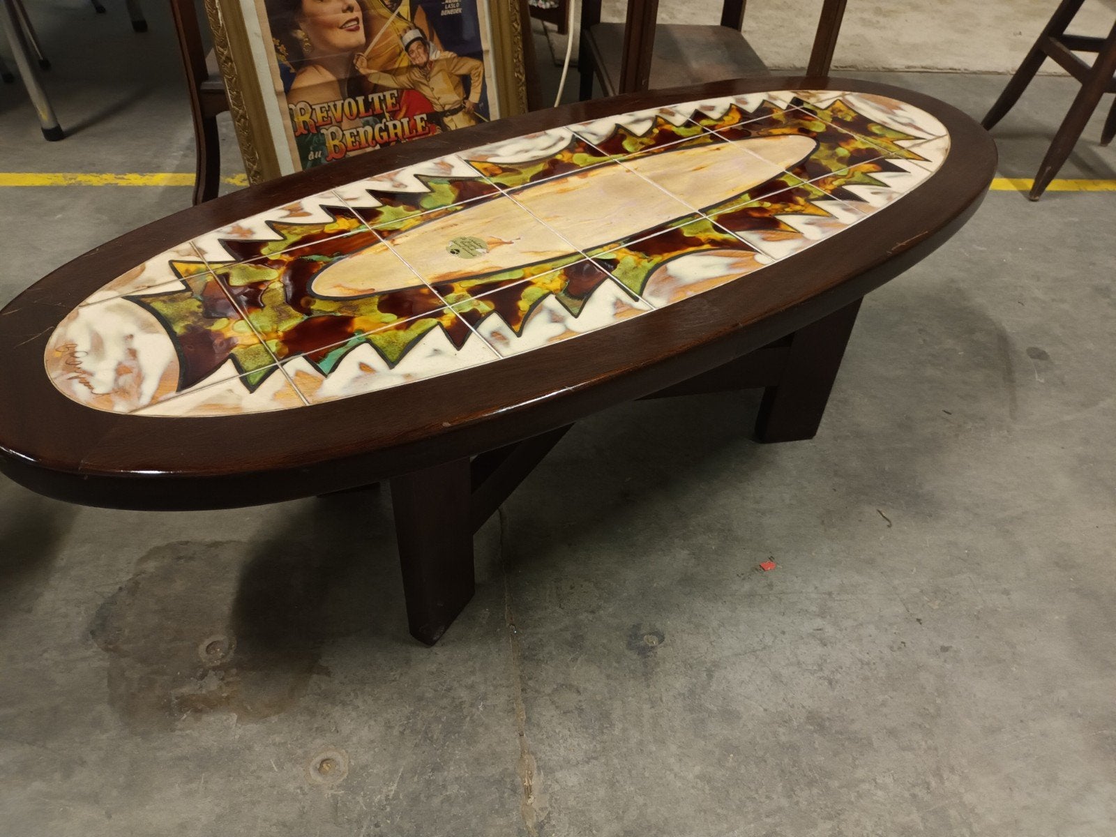 Vintage Design Salontafel Jaren ’70 – B. Reynaud (Vallauris, Ophalen