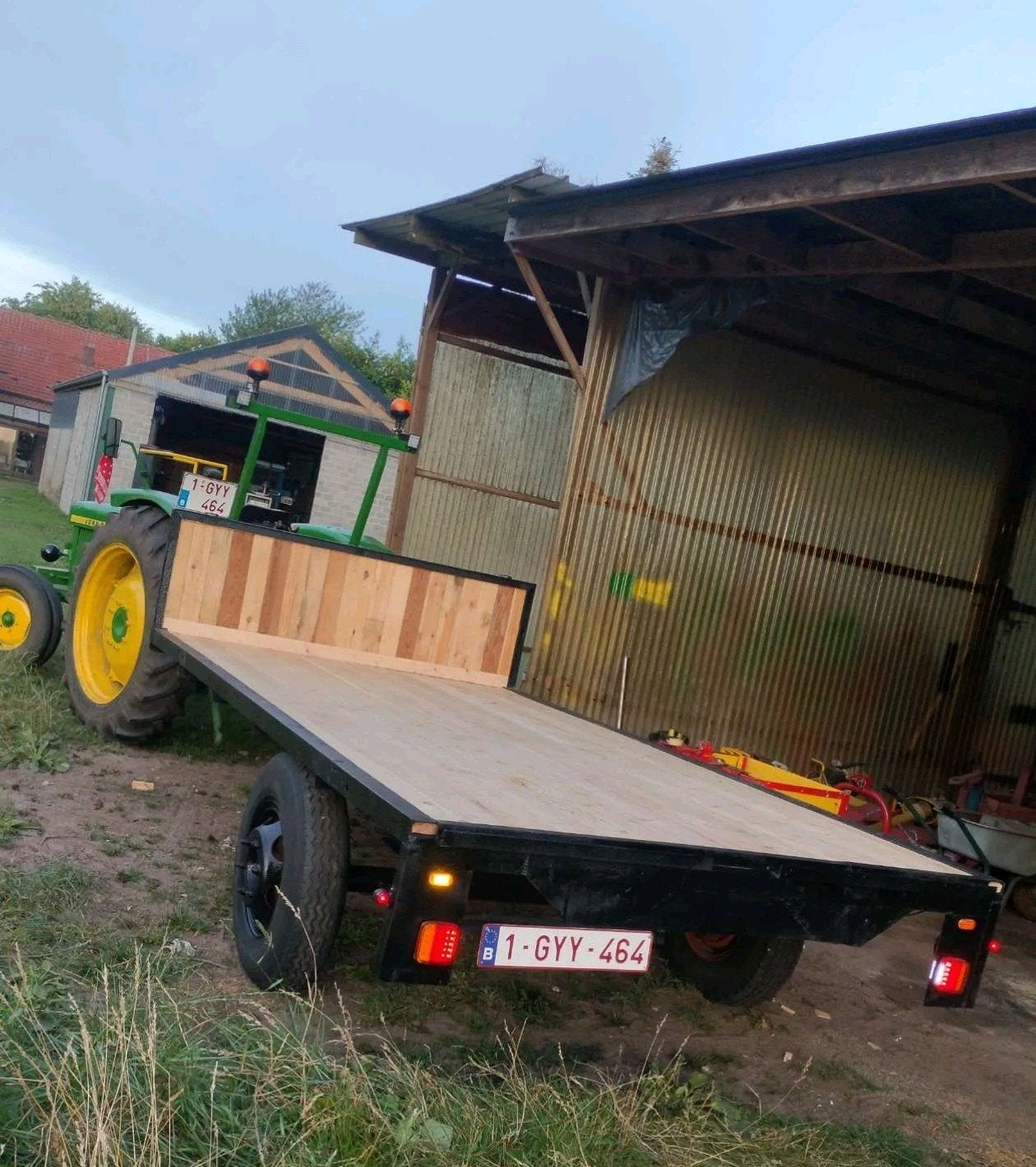 landbouwkar, Ophalen, Transport