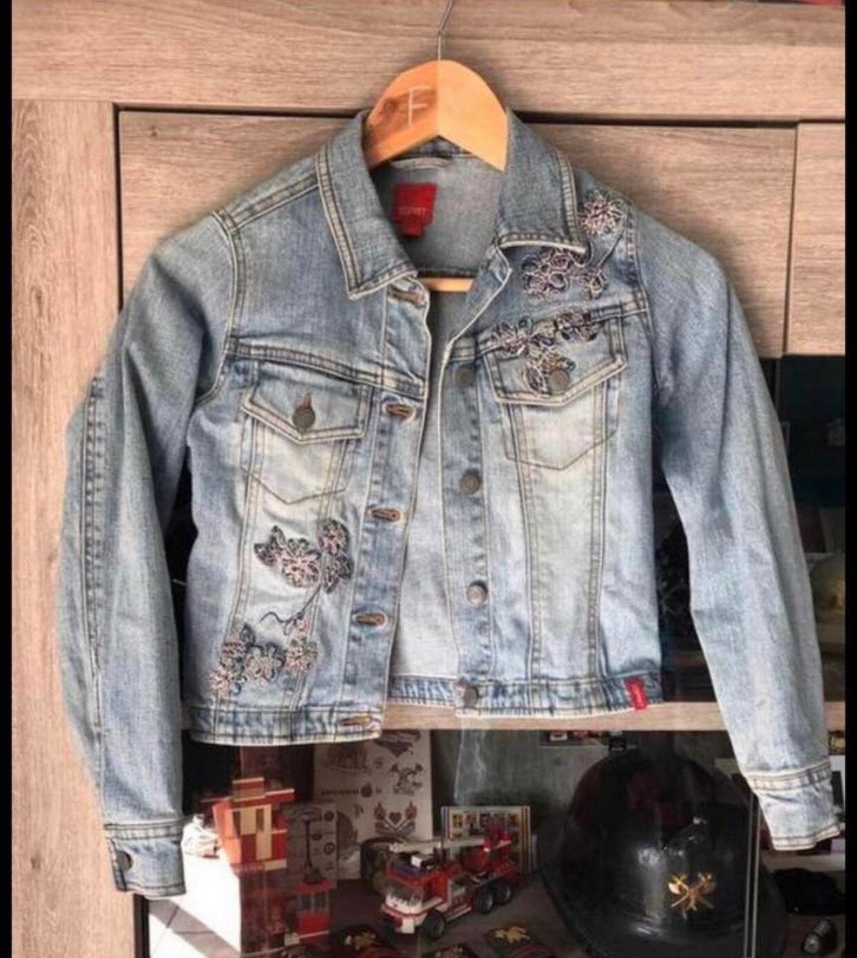 Mooi jeansjasje meisje maat XS merk Esprit, Kleding | Dames, Jassen | Zomer, Ophalen, Zo goed als nieuw, Maat 34 (XS) of kleiner