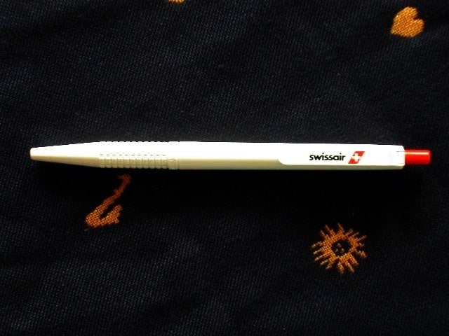 Originele Swissair Balpen – Logo – Luchtvaart, Verzamelen, Verzenden, Nieuw, Balpen