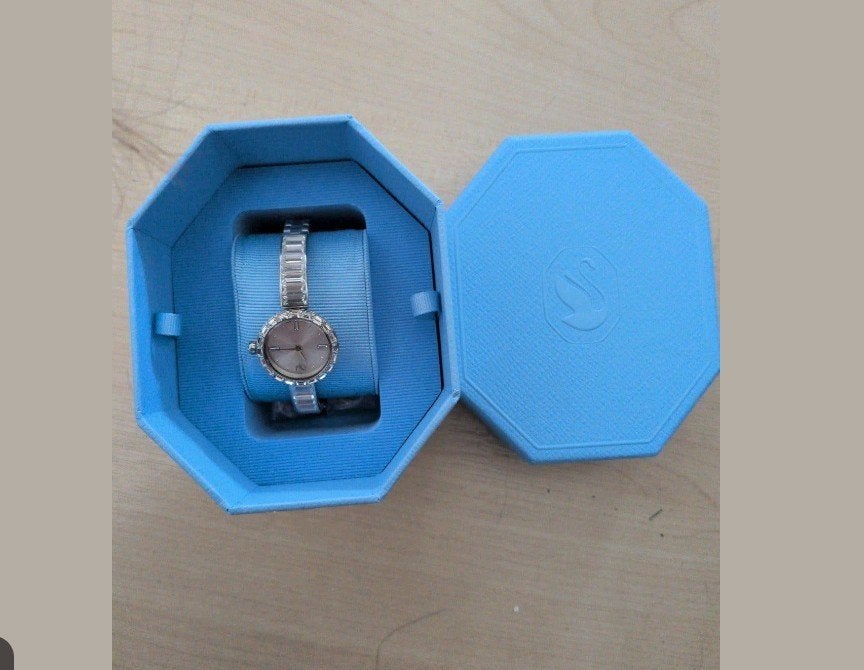 swarofski horloge te koop, Bijoux, Sacs & Beauté, Autres marques, Acier, Enlèvement, Acier